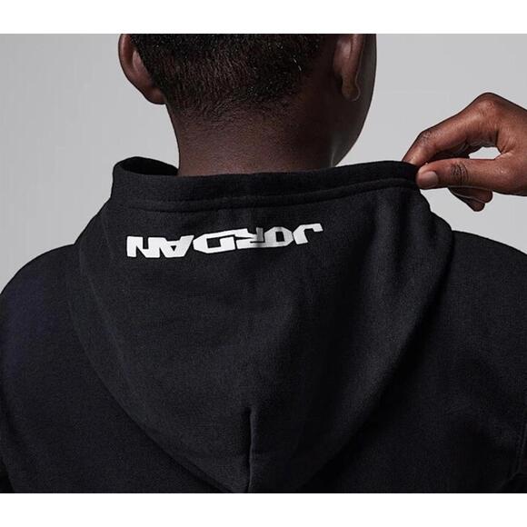 NWT $52 Jordan Little Boys MJ Flight MVP Black Pullover Hoodie Size 3T - Picture 5 of 5